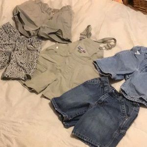 Bundle of 5 pairs toddler boys shorts